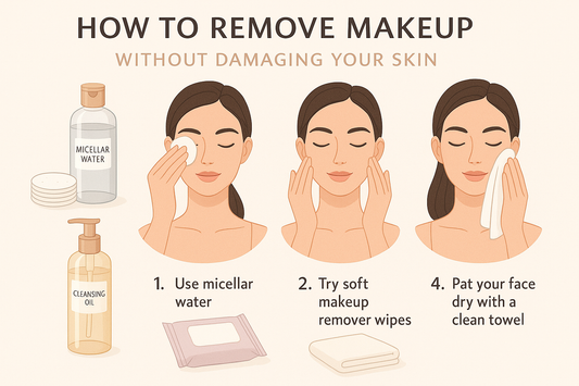 How to Remove Makeup Without Damaging Your Skin