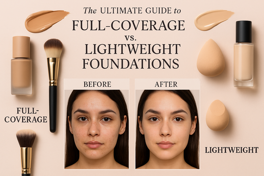 The Ultimate Guide to Full-Coverage vs. Lightweight Foundations