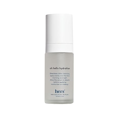 hers Hydrobounce Instant Moisturizer 2 Pack & Triple Plump Hyaluronic Serum 2 Pack Bundle - Face Moisturizer with Squalane - Anti Aging Serum with Hyaluronic Acid - 4 Units Total