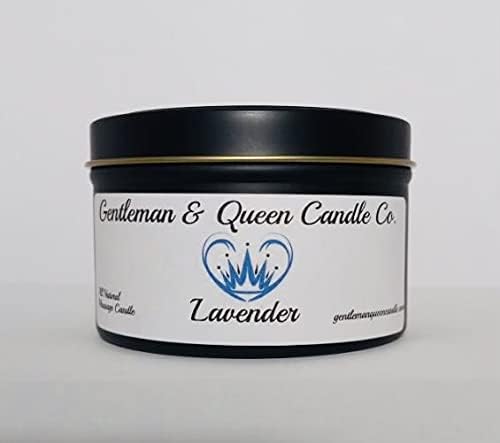 Lavender All Natural Massage Oil Candle