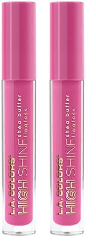 L.A. COLORS High Shine Shea Butter Lip Gloss, High