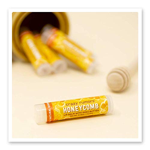 Crazy Rumors Honeycomb Lip Balm. 100% Plant-Based,