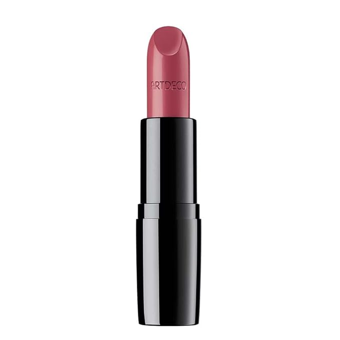ARTDECO Perfect Color Lipstick - Perfect Rosewood - Glide-On Lipstick - Rich Color & Plumping Effect - Creamy, Pearly Finish - Hyaluronic Acid - Long Lasting - Lip Plumper - Makeup - 0.14 Oz