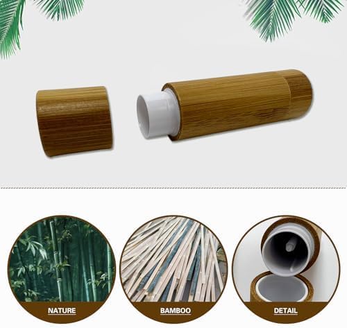 Bamboo Empty Lip Balm Containers 5.5g Samples