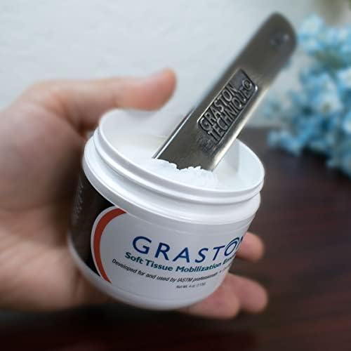 Graston Technique Vitamin E Enriched Emollient - 4oz Jar, Ideal for IASTM Lotion & Massage Therapy Cream, Perfect Vitamin E Cream for Massage and Physical Therapy, 12-Pack