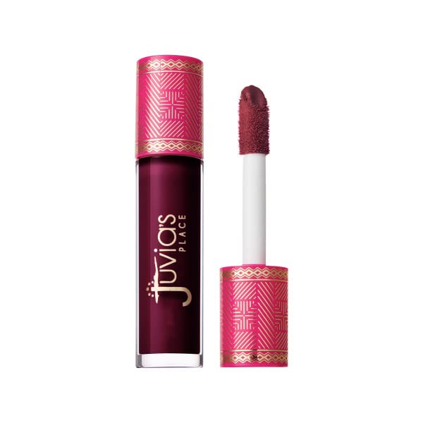 Juvia's Place Lip Gloss Reflect Maroon, Long Lasting Hydrating The Reds & Berries 16 oz