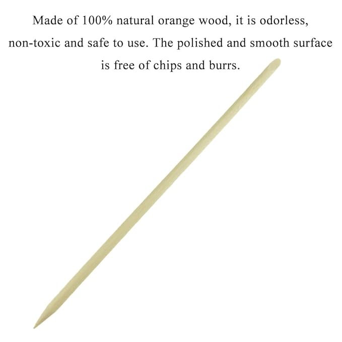 Hahiyo 6inches 70pcs orange wood
