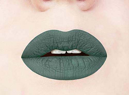 Aromi Olive Green Matte Liquid Lipstick | Sage Lip Color, Vegan, Cruelty-free, Waterproof, Smudge and Smear Proof, Long-Lasting (Olive You)