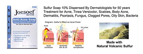 Joesoef Anti-Acne Soap, Natural Volcanic Sulfur