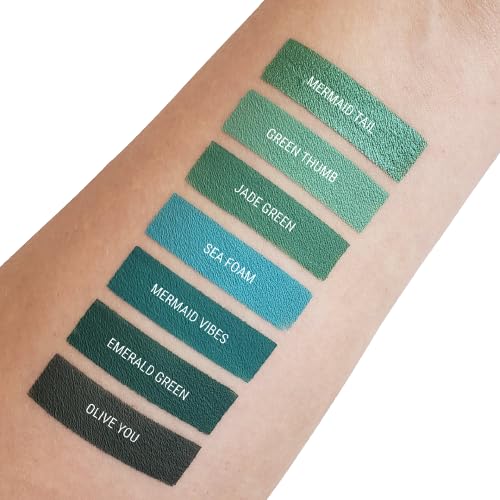 Aromi Olive Green Matte Liquid Lipstick | Sage Lip Color, Vegan, Cruelty-free, Waterproof, Smudge and Smear Proof, Long-Lasting (Olive You)