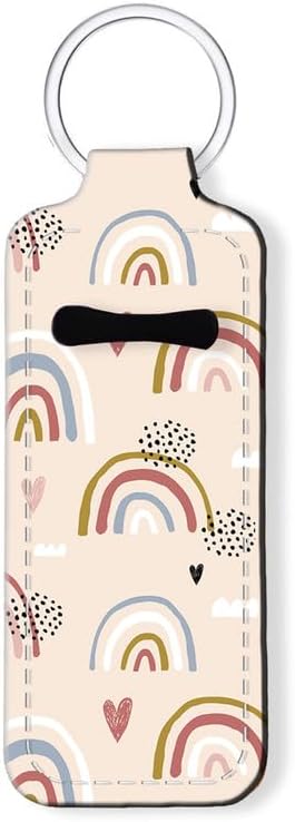 Chapstick Holder Keychain Holder Neoprene Lip Balm Lipstick