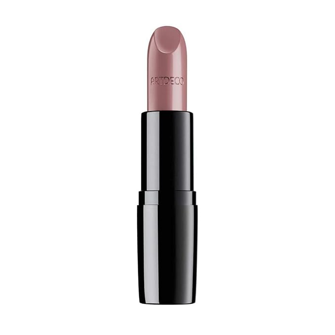 ARTDECO Perfect Color Lipstick - Royal Rose - Glide-On Lipstick with Rich Color & Plumping Effect - Creamy, Pearly Finish - Hyaluronic Acid - Long Lasting - Lip Plumper - Lip Care - Makeup - 0.14 Oz