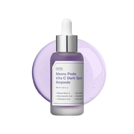 SUNGBOON EDITOR Meoru Podo Vita C Turn-over Ampoule | Niacinamide, Vitamin C | Korean Skincare | 1.01 fl.oz.