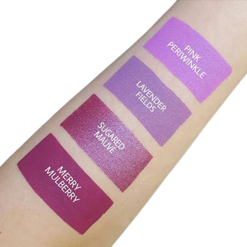 Aromi Pink Lilac Matte Liquid Lipstick | Bright Purple Lip Color, Smudge Proof, Waterproof, Long-lasting, Vegan, Cruelty-free (Pink Periwinkle)