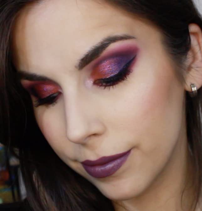 Semi-Matte Lipstick - Fierce, Deep Purple - Natural Moisturizing Ingredients for All Day Wear - Paraben-Free, Cruelty-Free, Vegan Formula - Hydrating Highly-Pigmented Lip Makeup