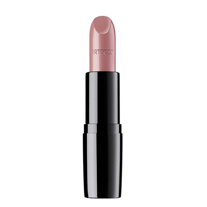 ARTDECO Perfect Color Lipstick - Fading Rose - Glide-On Lipstick with Rich Color & Plumping Effect - Creamy, Pearly Finish - Hyaluronic Acid - Long Lasting - Lip Plumper - Lip Care - Makeup - 0.14 Oz