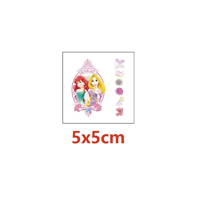 40pcs Princess Temporary Tattoos for Kids,Frozen Princess Party Gifts (Princess)