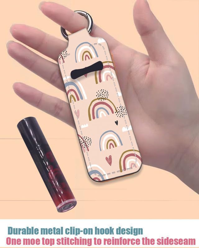 Chapstick Holder Keychain Holder Neoprene Lip Balm Lipstick