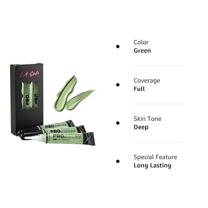 (CHOOSE YOUR COLOR) LA Girl HD Conceal High Choices (Green)