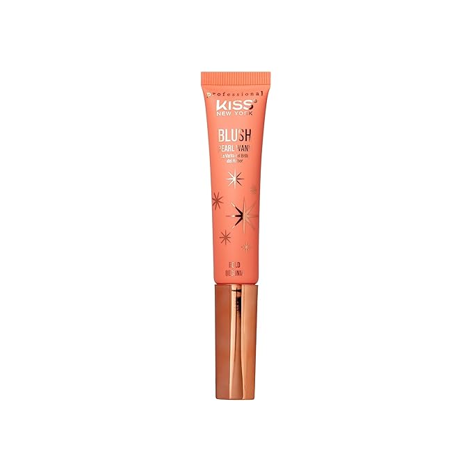 Kiss New York Professional Pearl Liquid Blush Beauty (Bold Begonia)