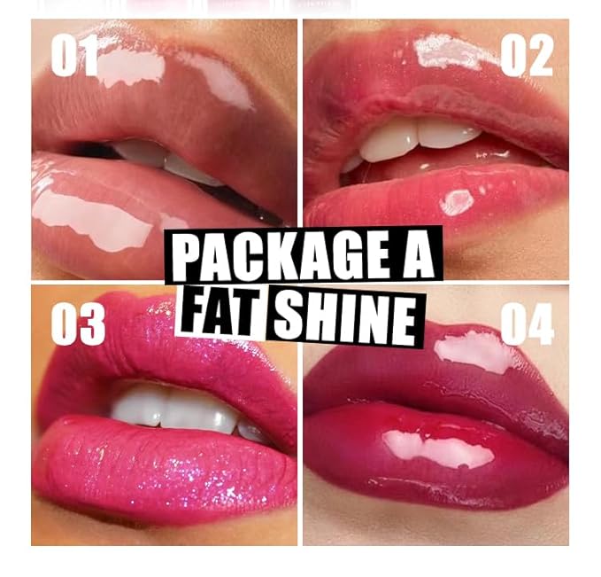 VolksRose 8pcs Lip Gloss Oil Set, Flavored Lip Gloss