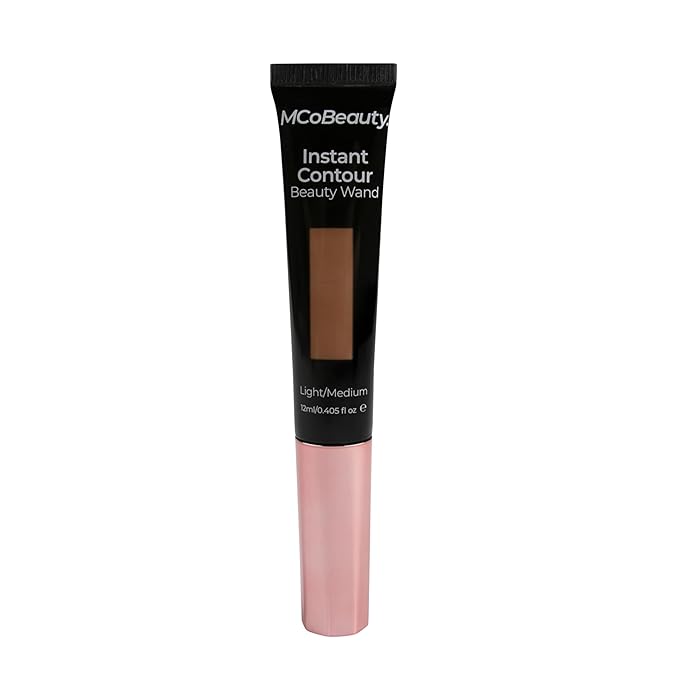 MCoBeauty Instant Contour Beauty Wand, Light/Medium, Sculpt & Free Cosmetics