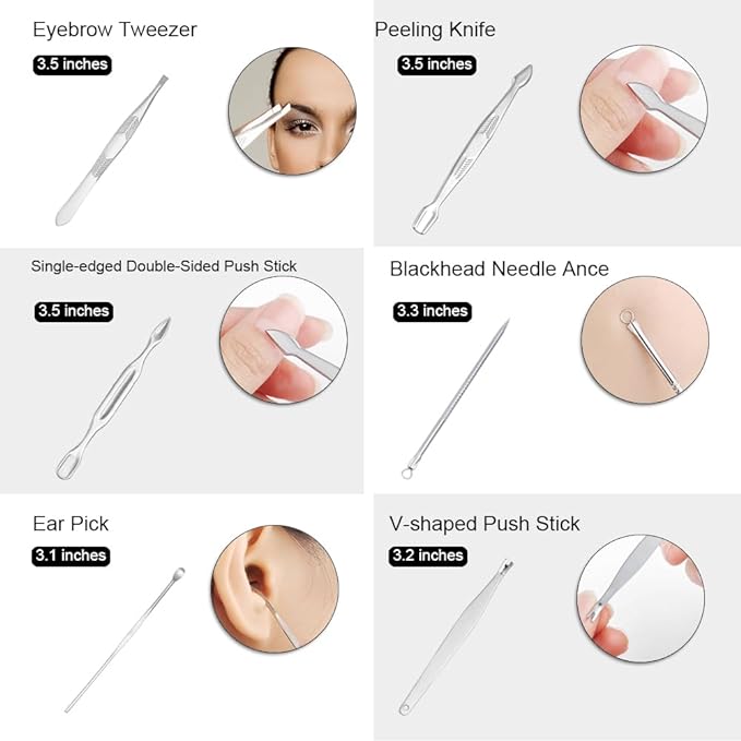 Zizzon manicure, pedicure kit, nail