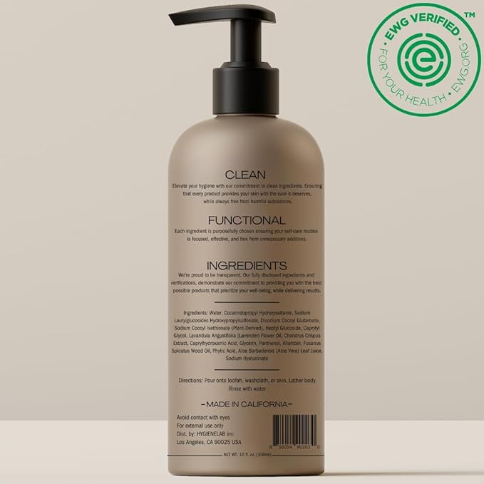 Body Wash: EWG Verified, Ultra Hydrating,