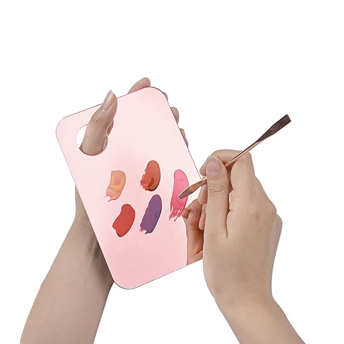 1 Pc Acrylic Cosmetic Makeup Palette with Makeup Mixing