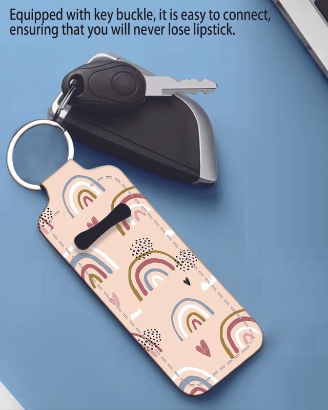 Chapstick Holder Keychain Holder Neoprene Lip Balm Lipstick