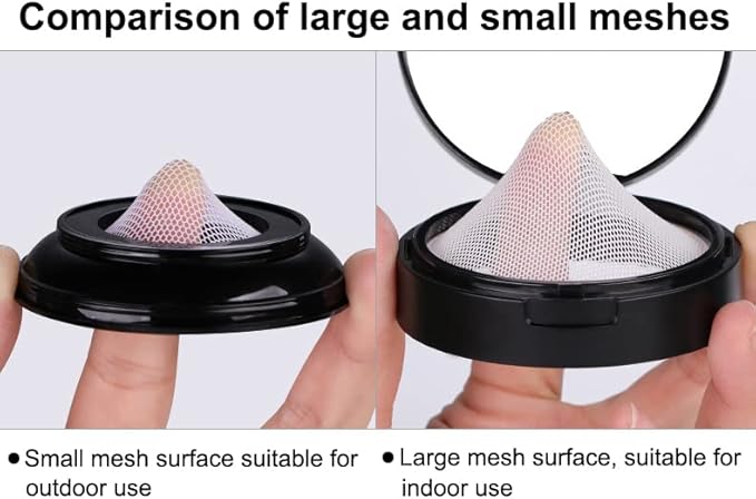 AKOAK 2 Pcs Capacity (0.67 oz) Empty Reusable mesh face) 20 ml