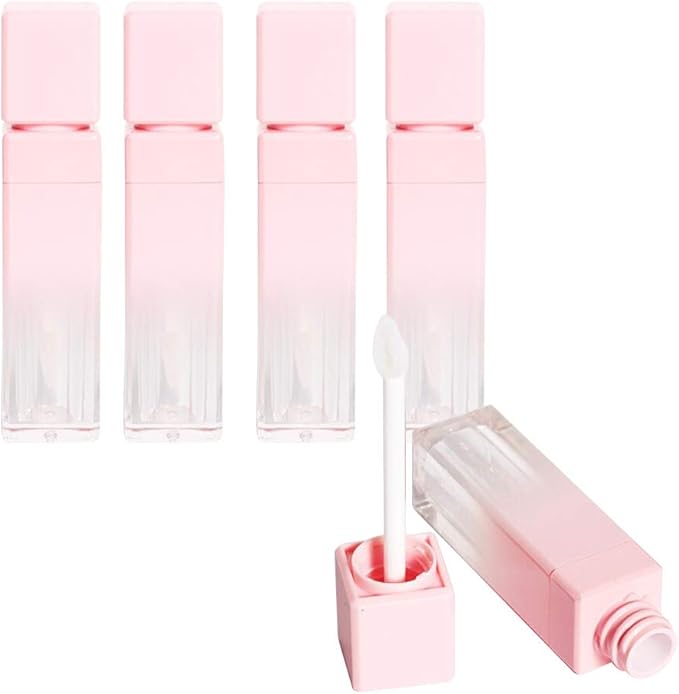5 Pcs 8ML Pink Ombre Effect Lip Gloss 8ML