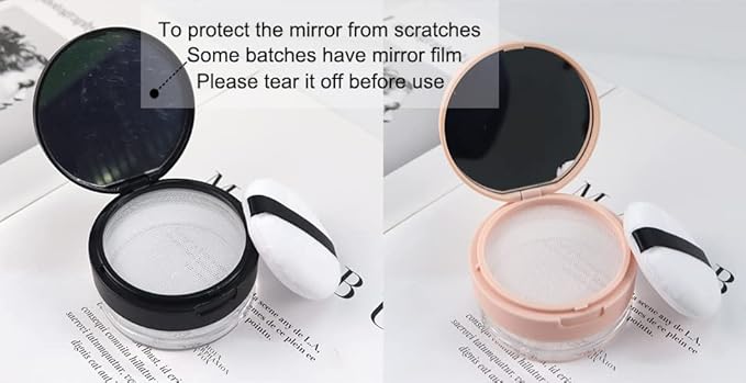 AKOAK 2 Pcs Capacity (0.67 oz) Empty Reusable mesh face) 20 ml