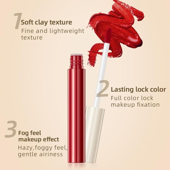 Matte Liquid Lipstick Set, 12 Colors Velvet Lip Glosses