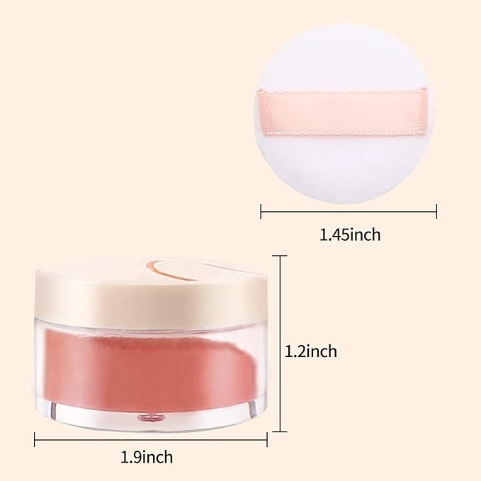 Boobeen Matte Blush Powder Makeup Loose Powder Face Matte Look