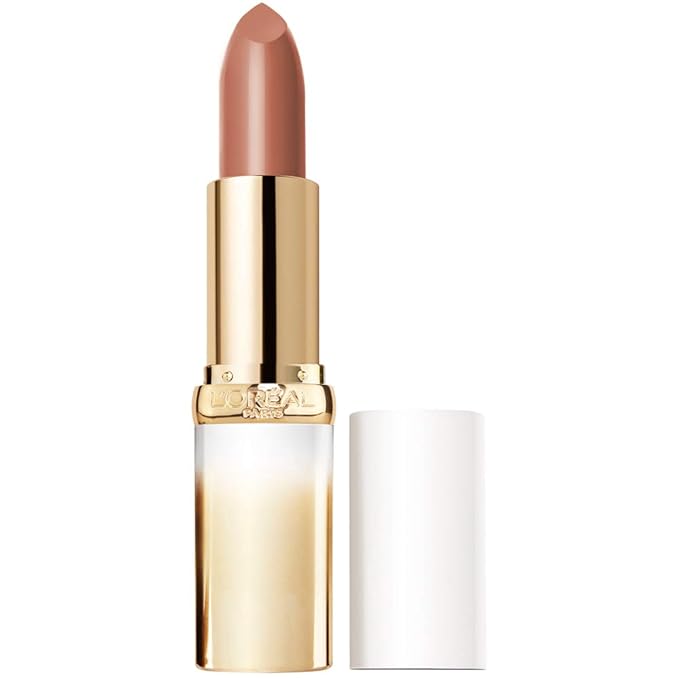 L’Oréal Paris Age Perfect Satin Lipstick with Precious Oils, 216 Glowing Nude, 0.13 Ounce
