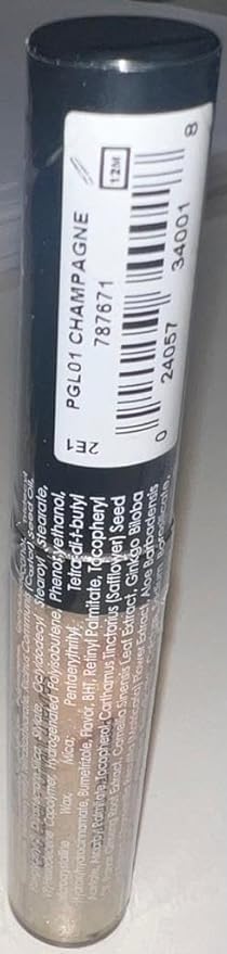 Palladio Lip Gloss, Non-Sticky Lip Gloss, Contains Vitamin E and Aloe, Offers Intense Color and Moisturization, Minimizes Lip Wrinkles, Softens Lips with Beautiful Shiny Finish, Champagne