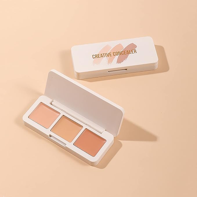 IFiona Tricolor Concealer to Cover Spots,Stains,Acne,Freckles and Brighten