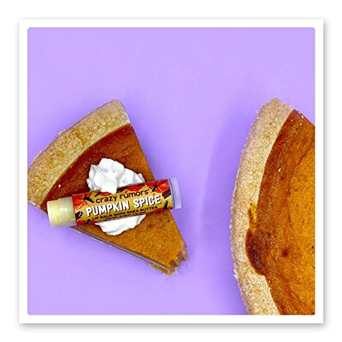 Crazy Rumors Pumpkin Spice Lip Balm. Plant-Based,