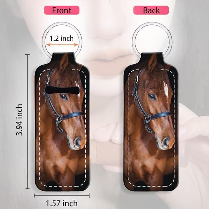 Chapstick Holder Keychain Holder Neoprene Lip Balm Lipstick