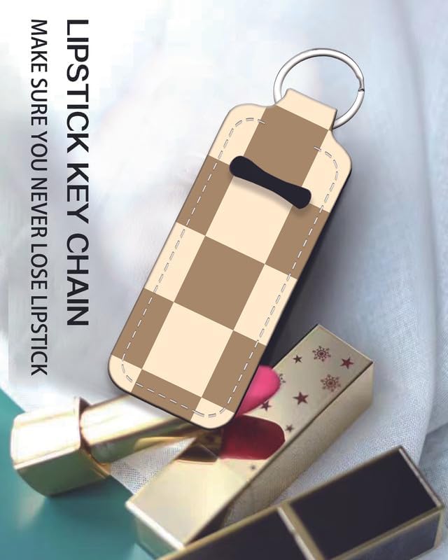 Chapstick Holder Keychain Holder Neoprene Lip Balm Lipstick