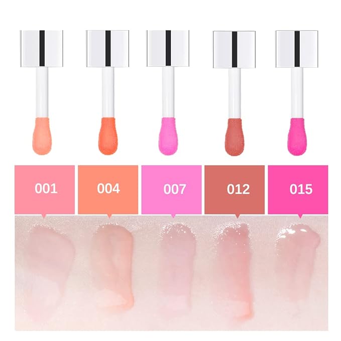 2 Pcs Hydrating Lip Gloss Oil, Moisturizing Lip Hydrating