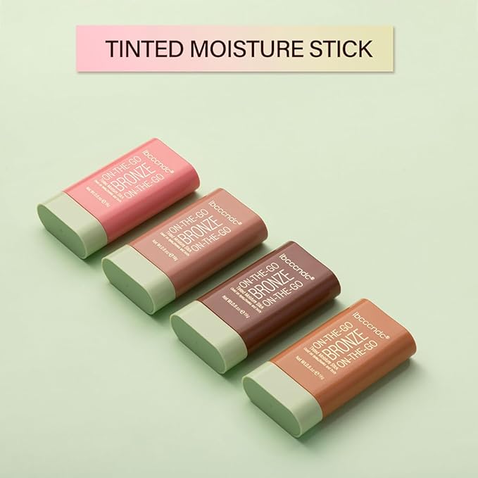 Multi-Use Makeup Blush Stick, Tinted Solid Moisturizer On-the-Go Warm Glow)