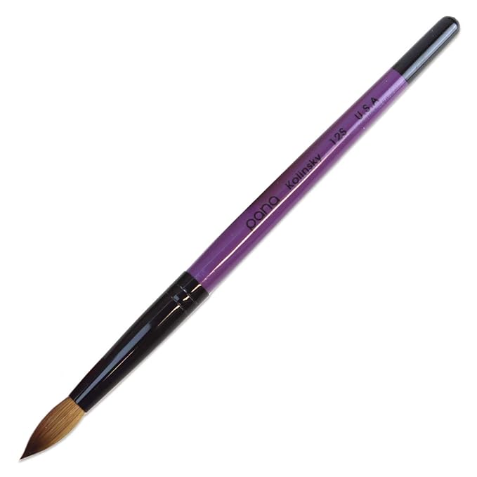 Professional purple wood kolinsky acrylic