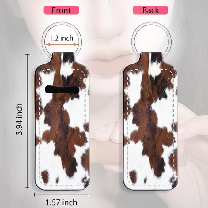Chapstick Holder Keychain Holder Neoprene Lip Balm Lipstick