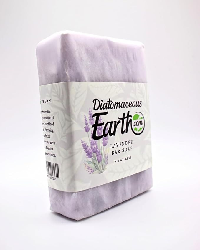 Diatomaceous Earth Lavender Soap Bar