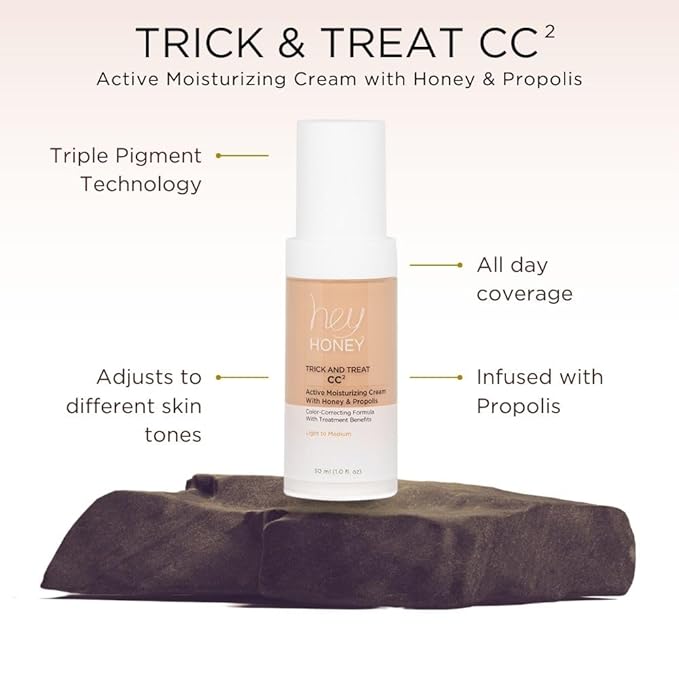 Hey Honey Trick and Treat CC² Cream SPF (Light Tone) 1 oz