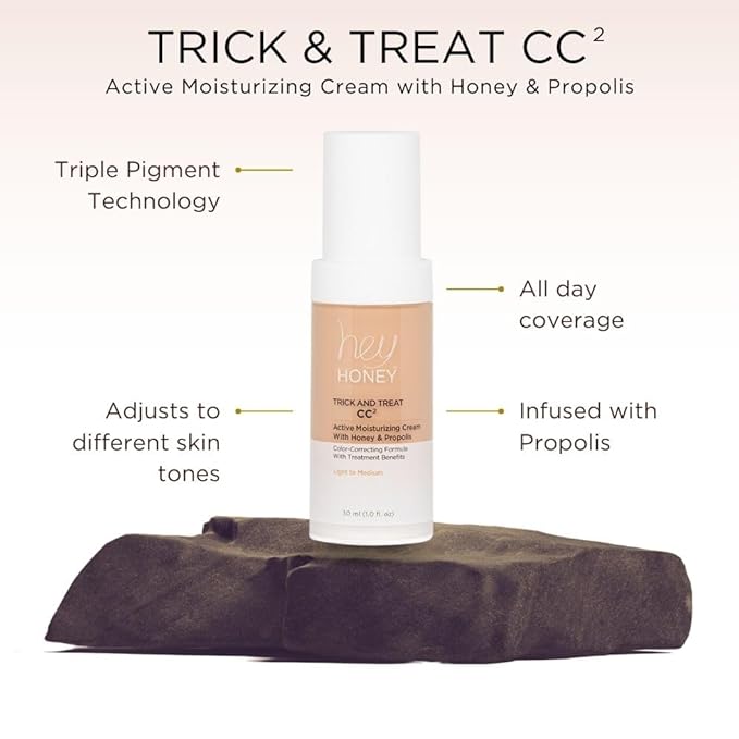 Hey Honey Trick and Treat CC² Cream SPF (Tan Tone) 1 oz