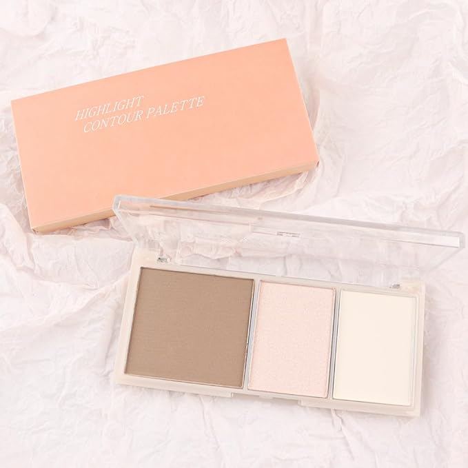 3 IN 1 Brown Nude Face Highlight Bronzer