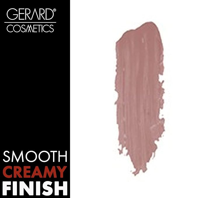 Gerard Cosmetics Lipstick Underground | Mauve Grey Lipstick with Luxe Satin Finish | Highly Pigmented, Smooth Formula with Hydrating Ingredients | Long Lasting | Cruelty Free & Made in USA
